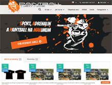 Tablet Screenshot of paintball-jemnice.cz